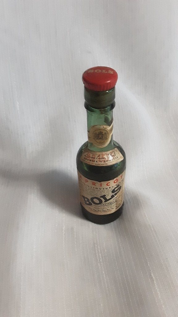 BOLS APRICOT klein flesje, miniatuur (36), Ophalen of Verzenden, Zo goed als nieuw, Gebruiksvoorwerp