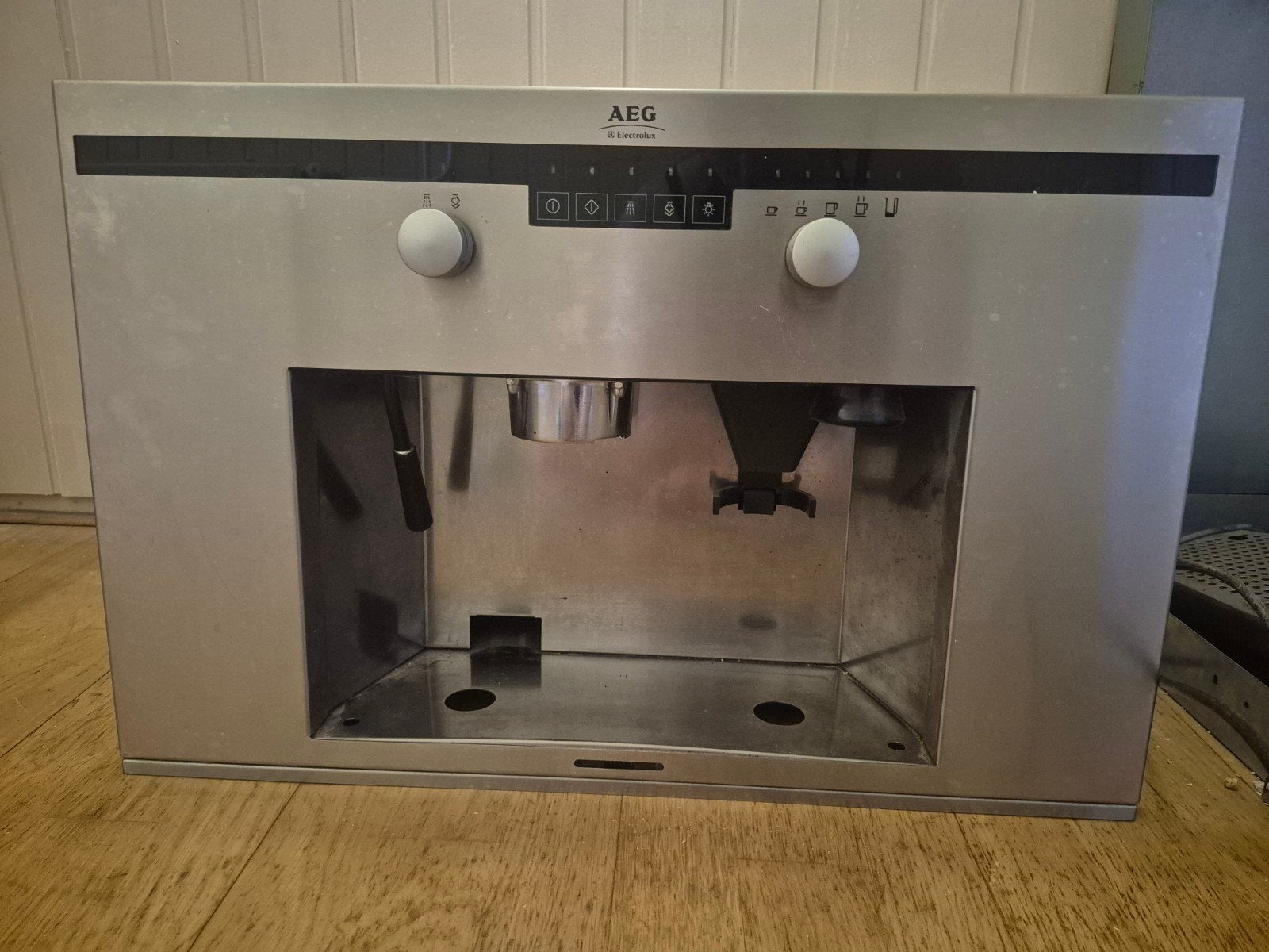 AEG Electrolux Inbouw Koffiemachine Profi Espresso PE8038-m, Ophalen, Gebruikt, Gemalen koffie, Combi