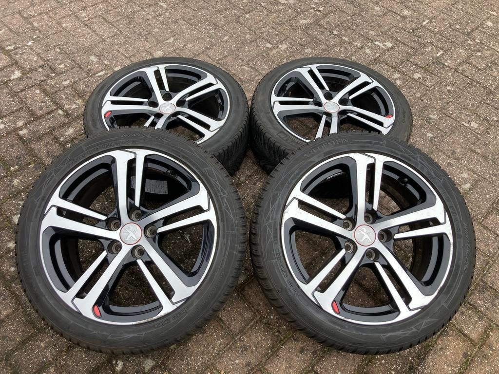 17 inch originele Peugeot 308 III velgen winterbanden 5x108, Ophalen, Gebruikt, Banden en Velgen, 17 inch