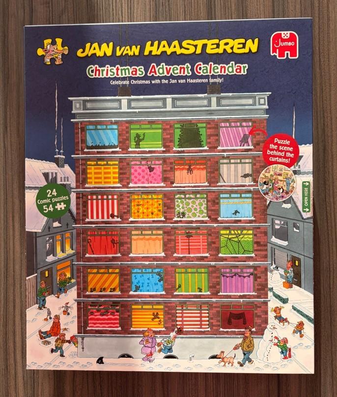 Jan van Haasteren - Adventskalender - 1296 stukjes, Hobby en Vrije tijd, Denksport en Puzzels, Ophalen of Verzenden, 500 t/m 1500 stukjes