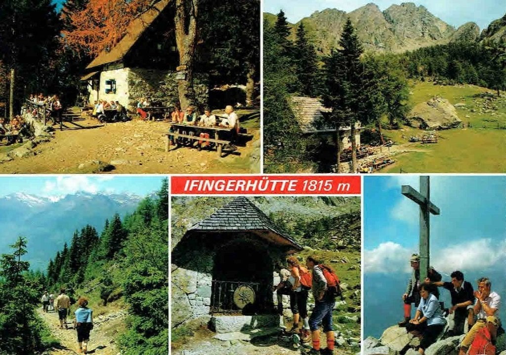 Italie Ifingerhutte Groeten > Oostenrijk, Verzenden, 1960 tot 1980, Gelopen, Natuur