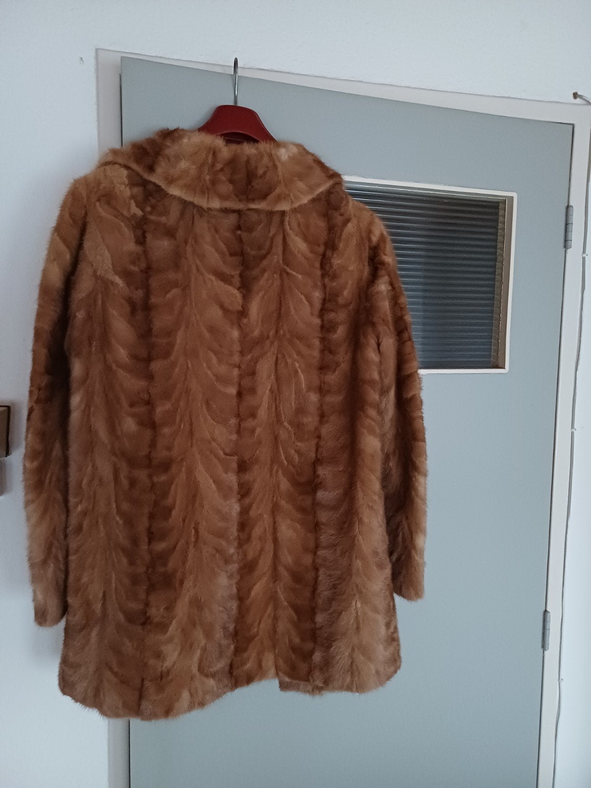 Vintage Vopel Bont Damesjas - Bruin, Bruin, Gedragen, Vopel Bont, Ophalen