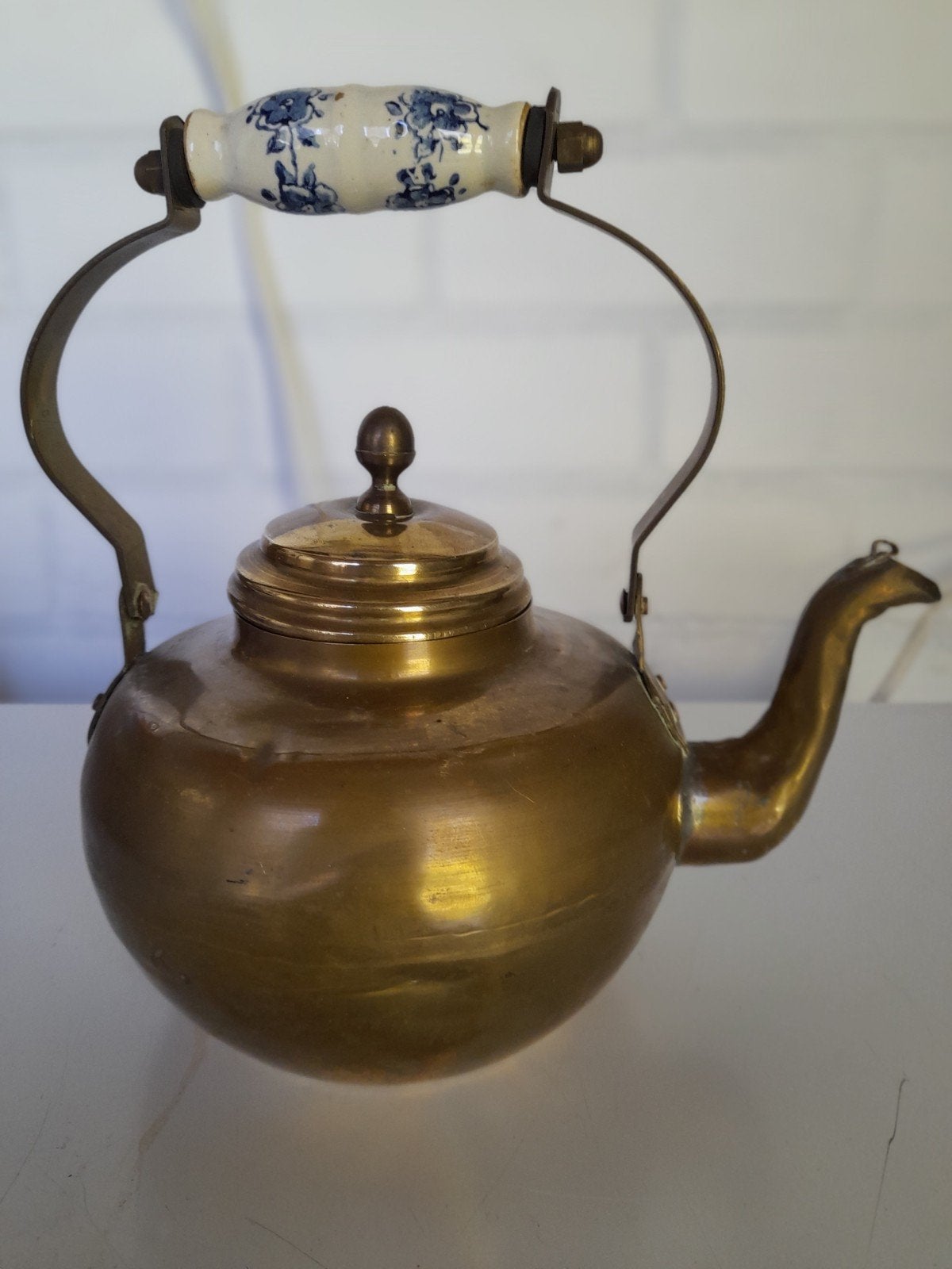 nostalgisch koper keteltje, Antiek en Kunst, Antiek | Koper en Brons, Ophalen of Verzenden, Koper