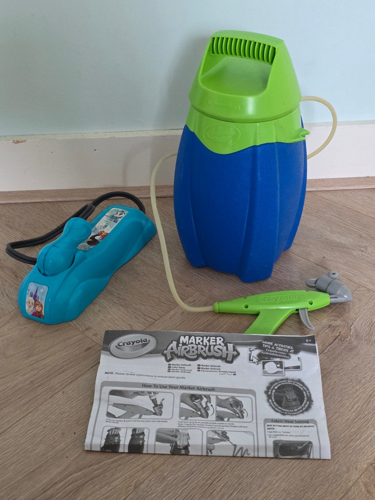 Crayola Marker Airbrush Set - Creatief Spuiten, Kinderen en Baby's, Ophalen of Verzenden, Gebruikt, Knutselen