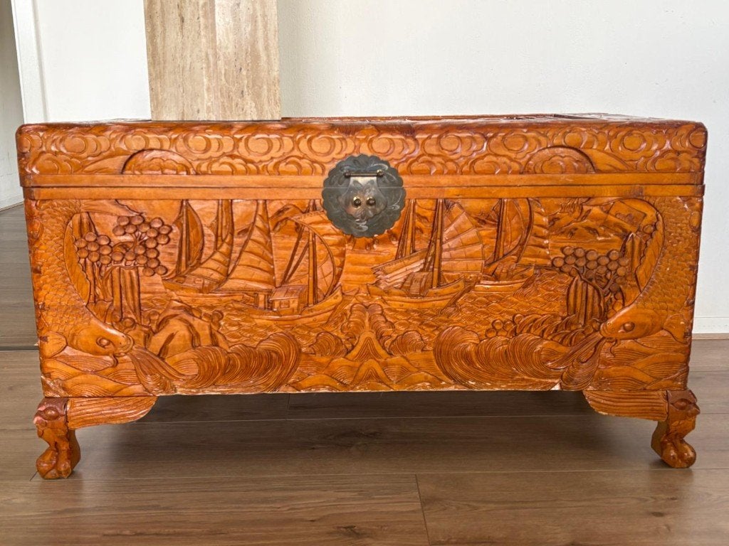Indische Dekenkist, Ophalen