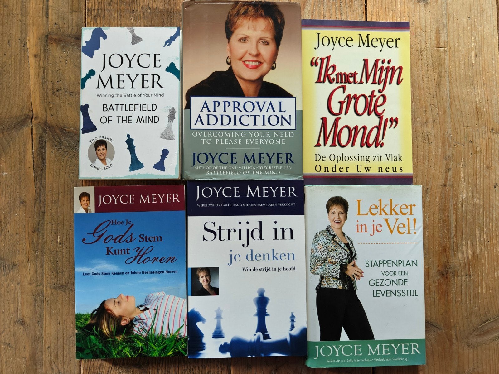 6 Boeken van Joyce Meyer.