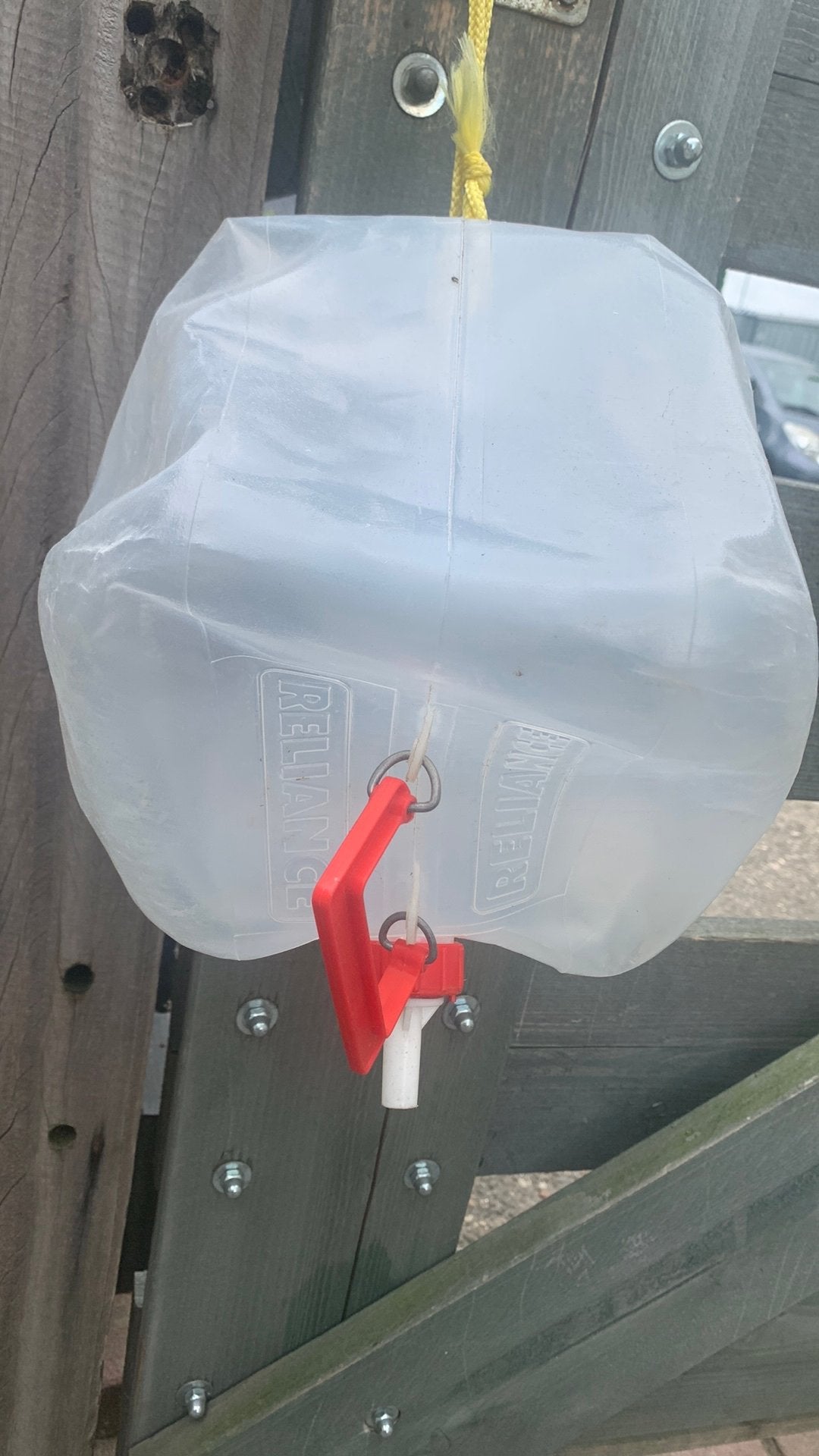 Reliance Opvouwbare watertank kamperen, Caravans en Kamperen, Ophalen, Gebruikt