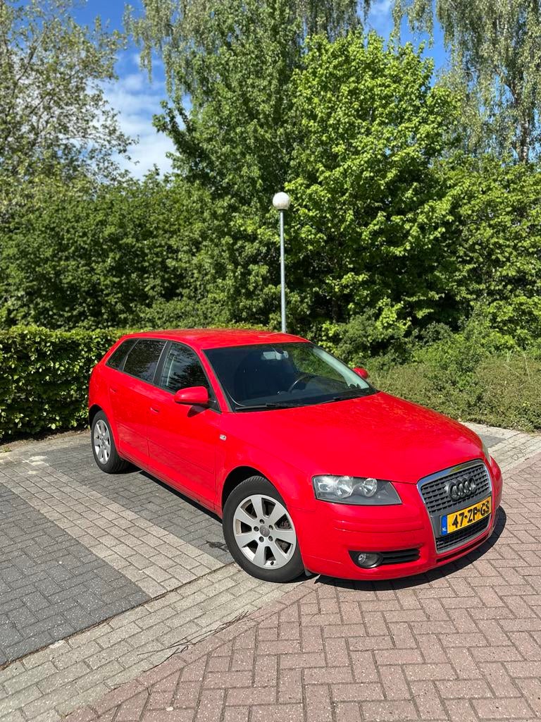 Audi A3 1.8 Tfsi Sportback 118KW DSG 2008 Rood, Auto's, Audi, 1345 kg, 4 cilinders, 160 pk, Origineel Nederlands