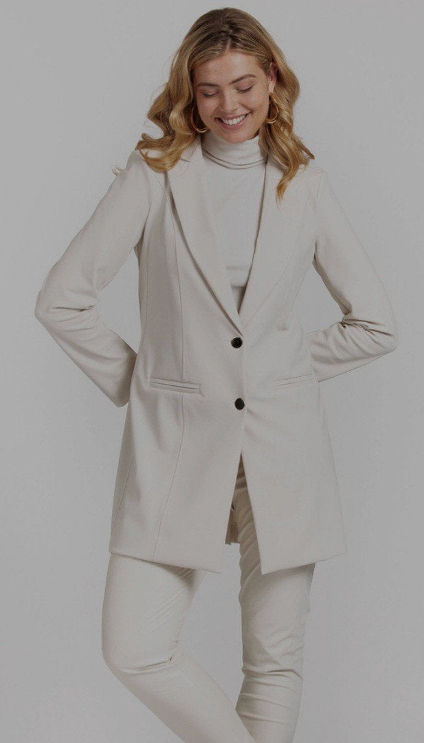 Jazzy bonded blazer Studio Anneloes, L, Maat 42/44 (L), Ophalen of Verzenden, Zo goed als nieuw, Jasje