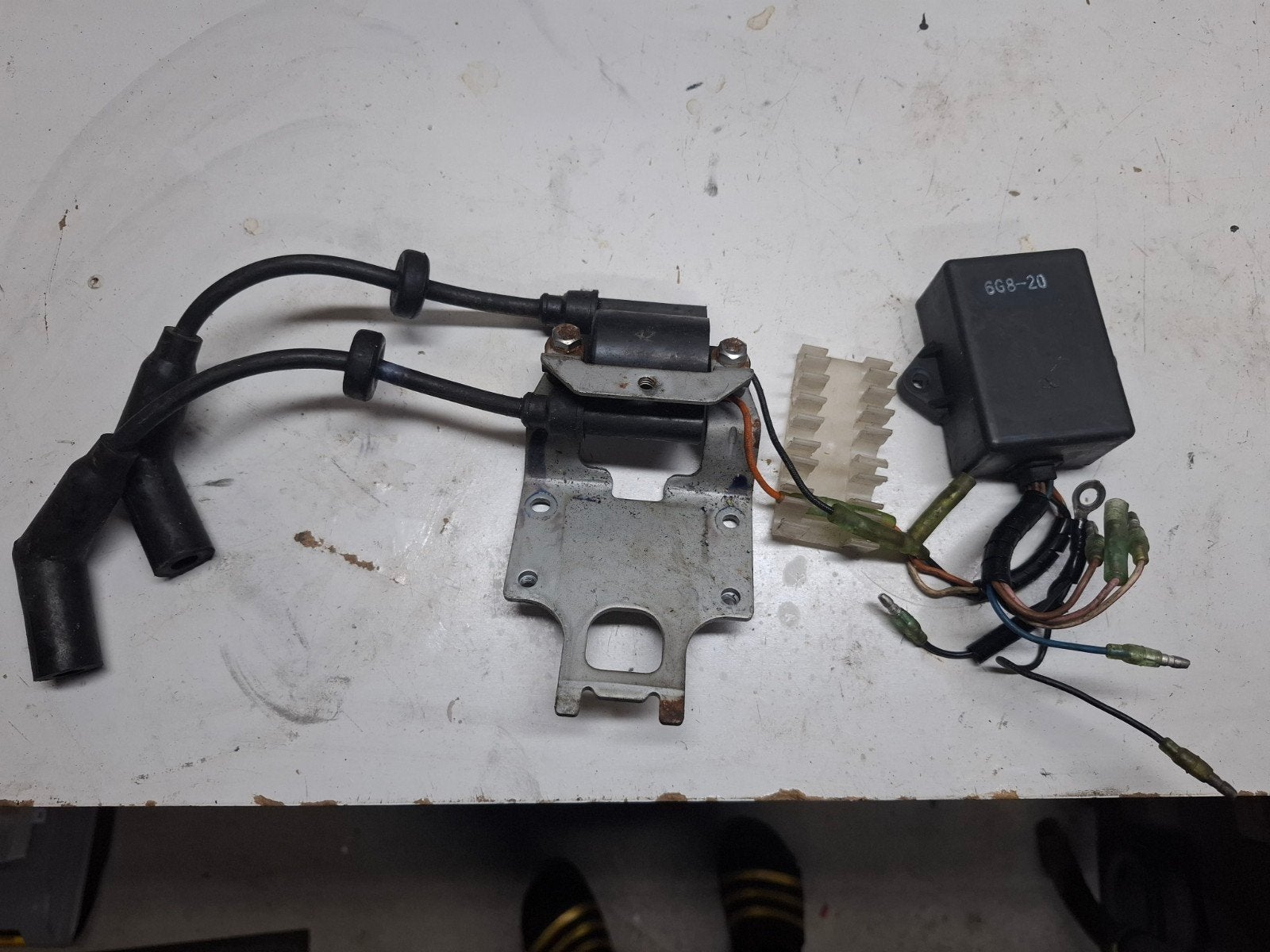 Te koop bobine en CDI-unit voor Yamaha F 9.9 of 15 A, Ophalen of Verzenden, Motor en Techniek, Motorboot