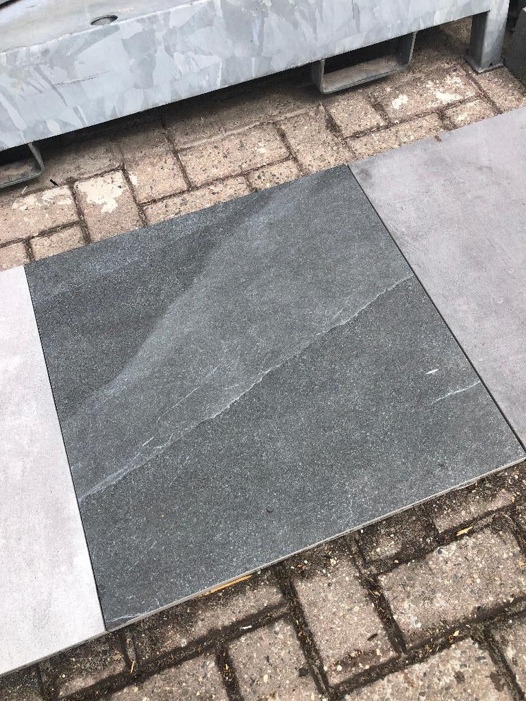 keramische tuintegels kleurvast krasvast 60x60x3 cm actie, Keramiek, Nieuw, Ophalen of Verzenden, 10 m² of meer