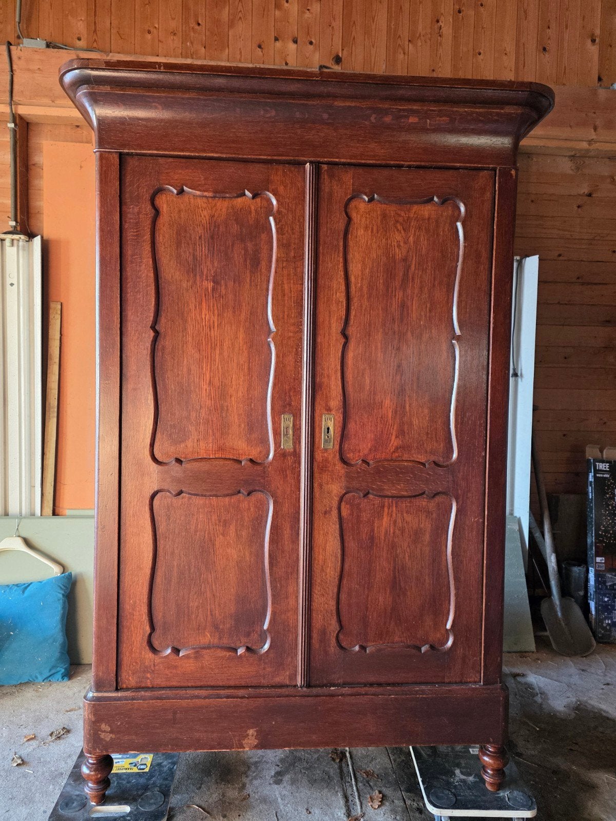Biedermeier meidenkast opknapper, Antiek en Kunst, Ophalen of Verzenden