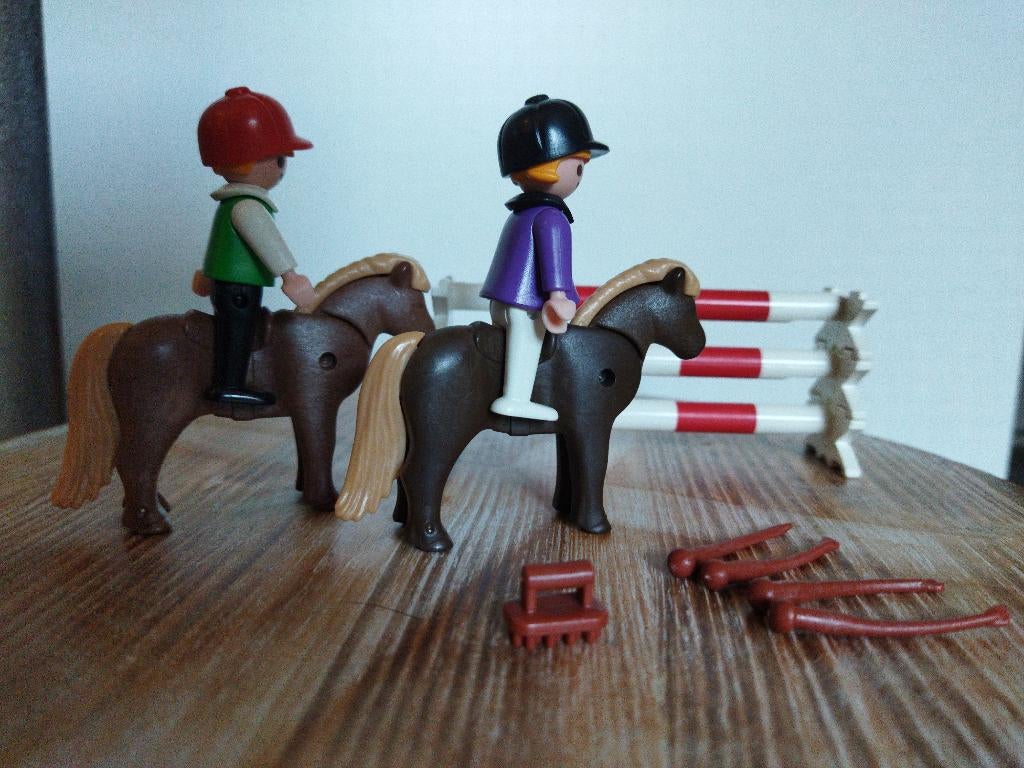 Playmobil pony rijden, Ophalen of Verzenden, Zo goed als nieuw, Complete set