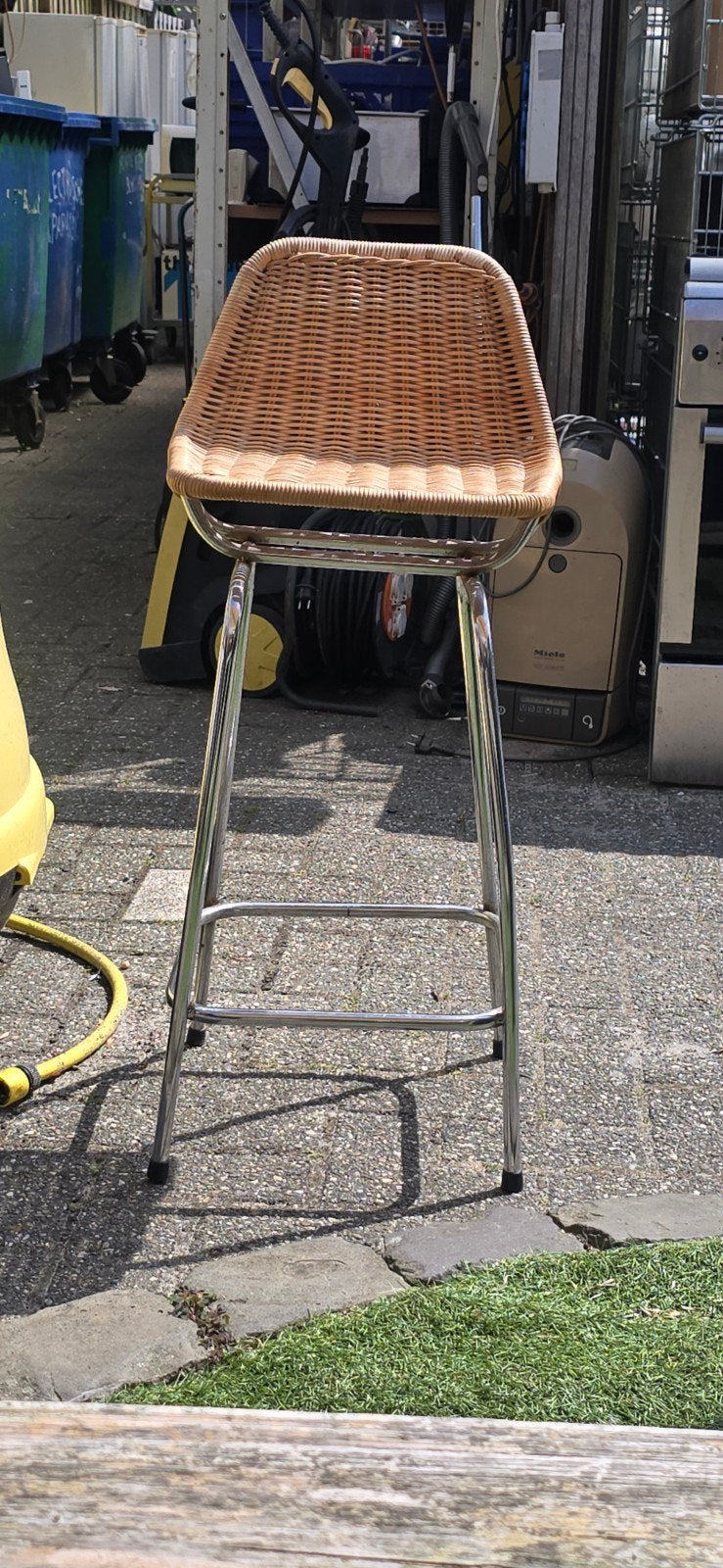 Rohe Noordwalde vintage barkruk, 1 kruk, Ophalen, Gebruikt, 60 tot 90 cm