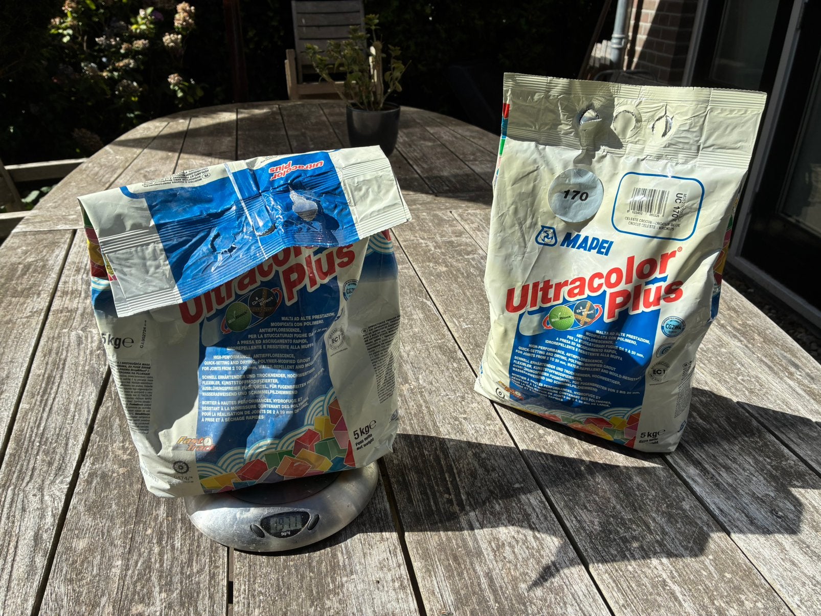 Voegmiddel krokus blauw 7kg, Zo goed als nieuw, Wandtegels, Keramiek, Minder dan 20 cm