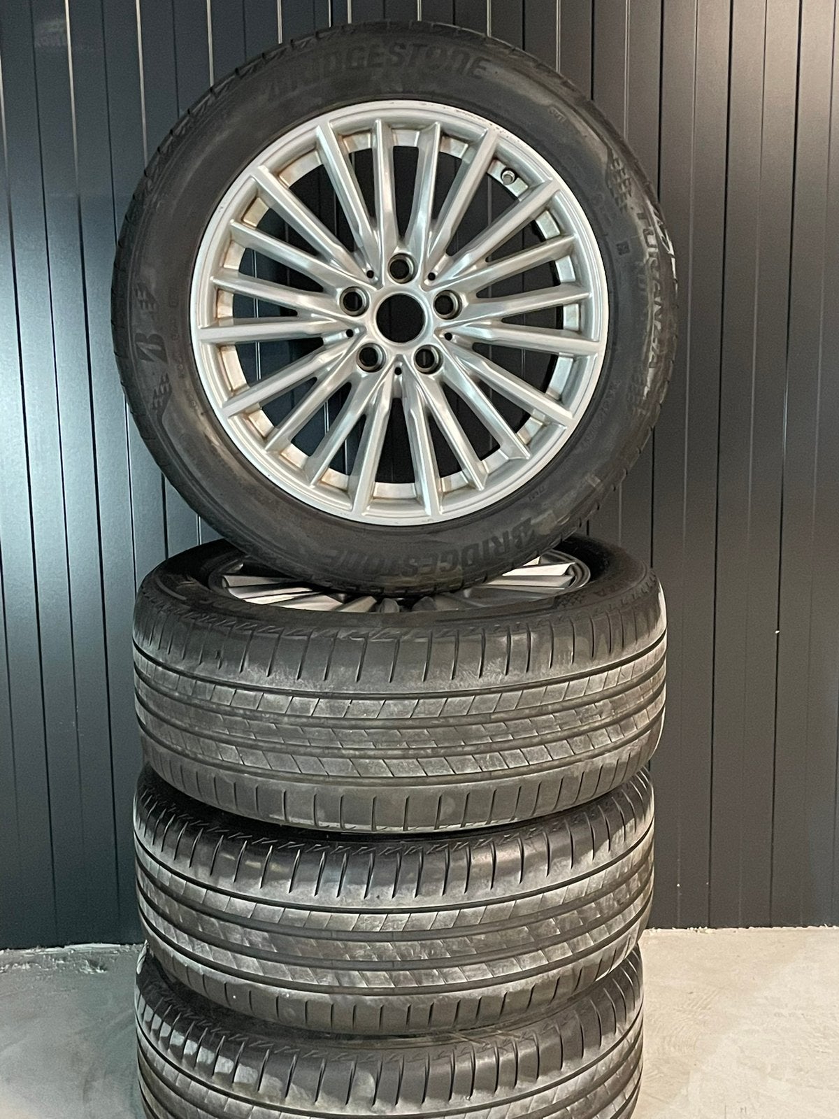 BMW Velgen ser met sensor 7.5JX17 225/50 R17 Zomerbanden, Ophalen, Gebruikt