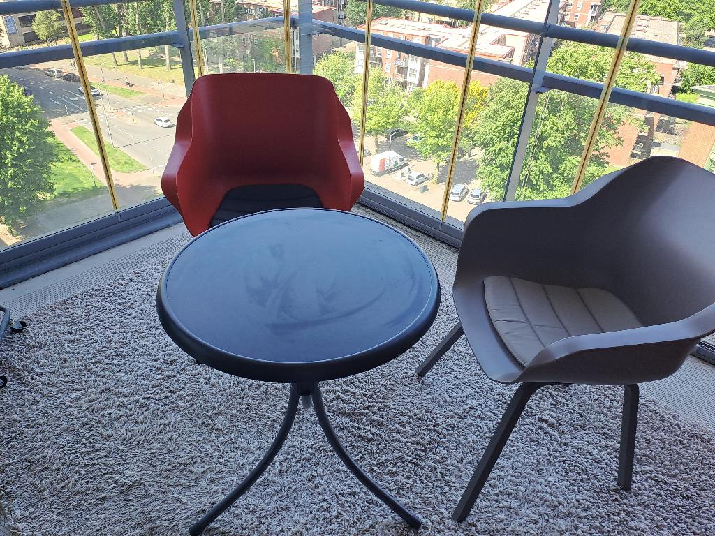 Bistro setje balcon, Tuin en Terras, Tuinstoelen, Ophalen, Zo goed als nieuw, Overige materialen