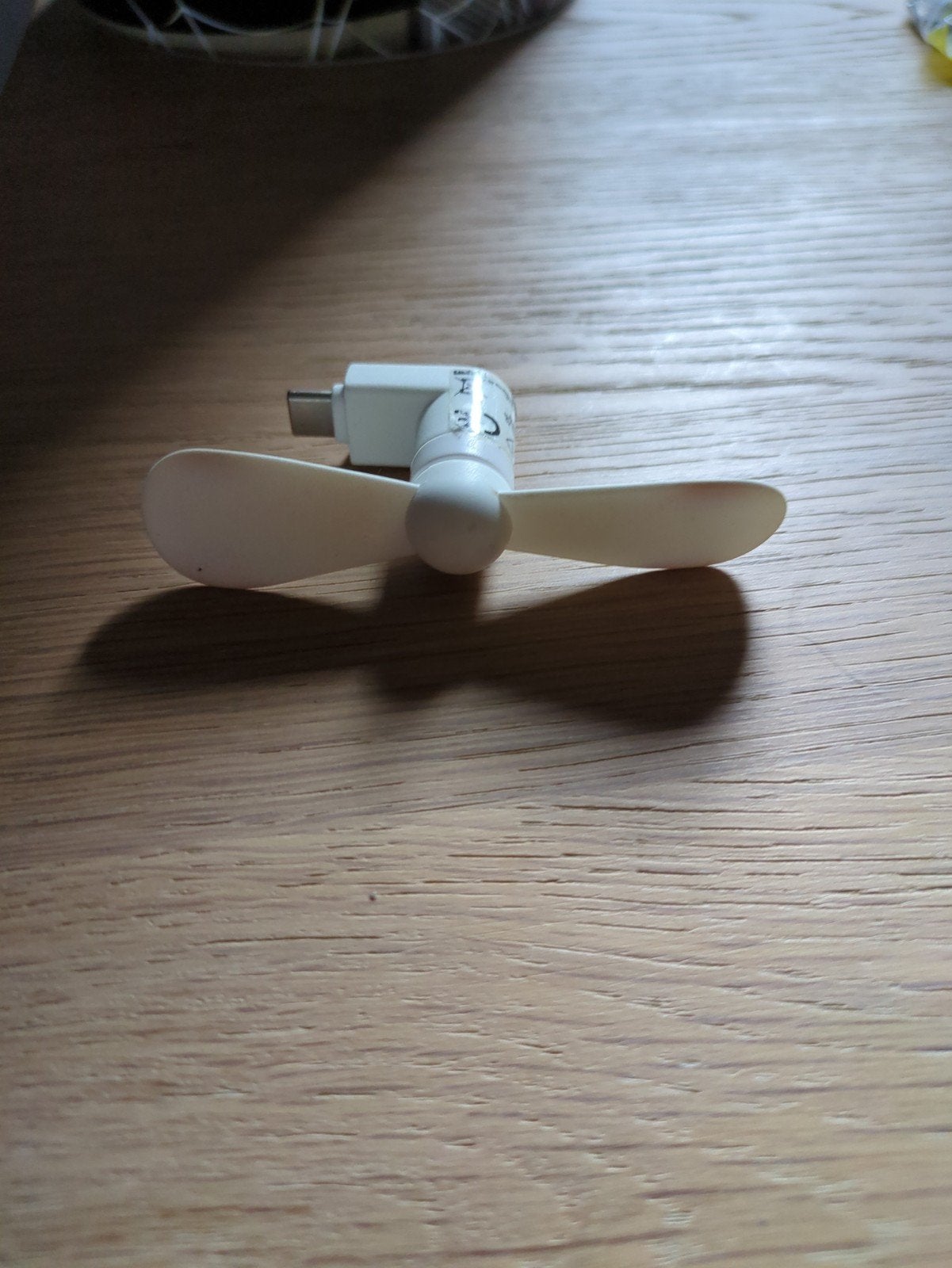 Draagbare USB-C Ventilator voor Telefoon/Tablet, Witgoed en Apparatuur, Ophalen of Verzenden, Gebruikt, Overige