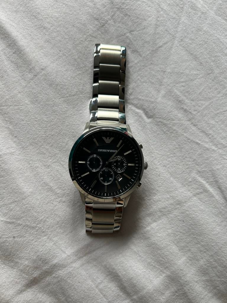 Emporio Armani Heren Horloge - Stijlvol en Tijdloos, Sieraden, Tassen en Uiterlijk, Horloges | Heren, Overige merken, Staal, Polshorloge