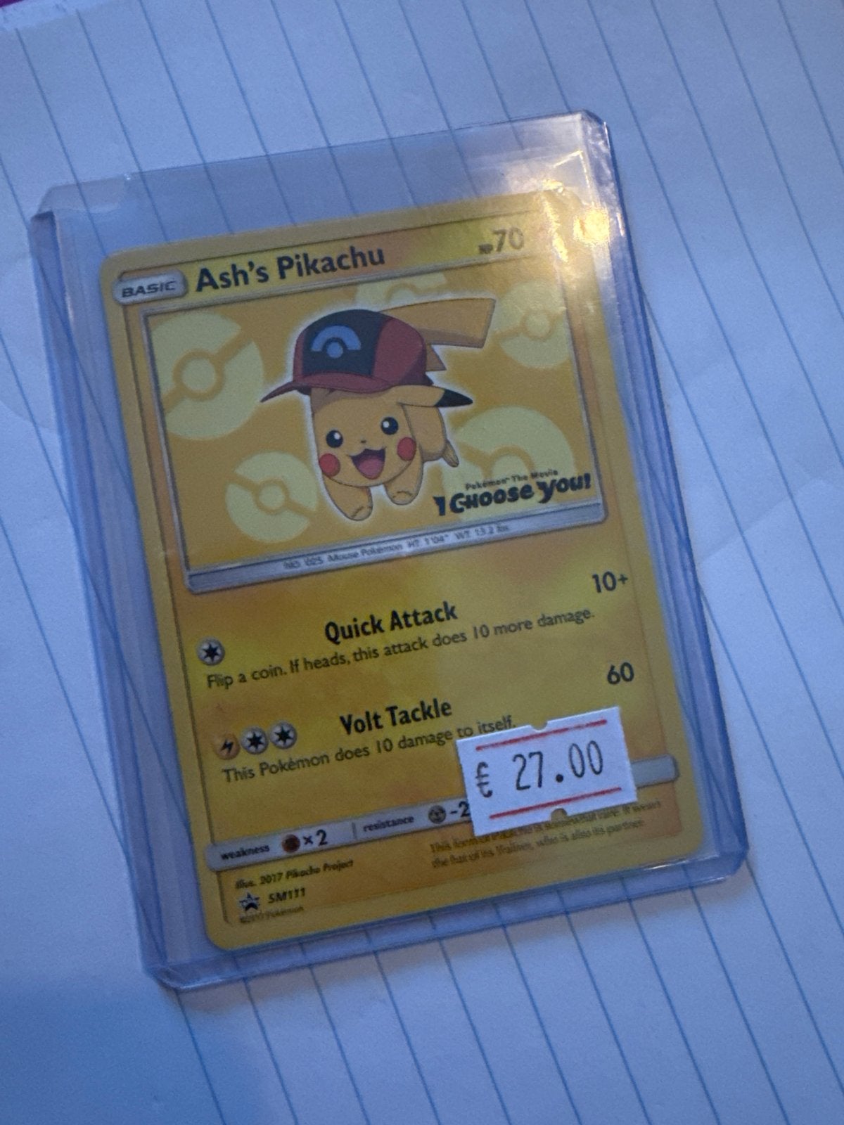Pokémon Kaart: Ash's Pikachu SM111 (I Choose You!), Hobby en Vrije tijd, Verzamelkaartspellen | Pokémon, Ophalen of Verzenden