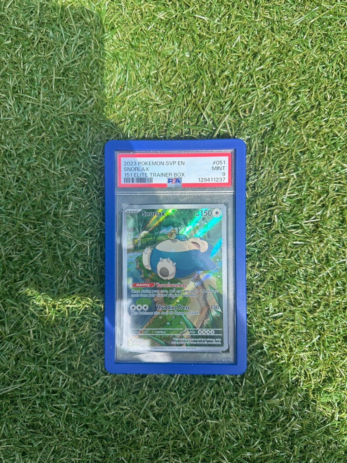 SNORLAX PSA 9 051, Hobby en Vrije tijd, Verzamelkaartspellen | Yu-gi-Oh!, Ophalen of Verzenden, Zo goed als nieuw