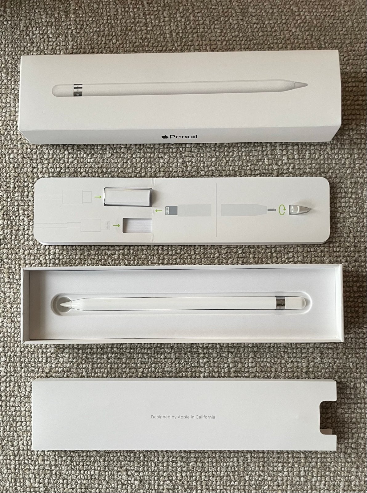 Apple Pencil 1e generatie - Model A1603, Computers en Software, Apple iPads, Ophalen of Verzenden, Zo goed als nieuw, Wit, Overige modellen