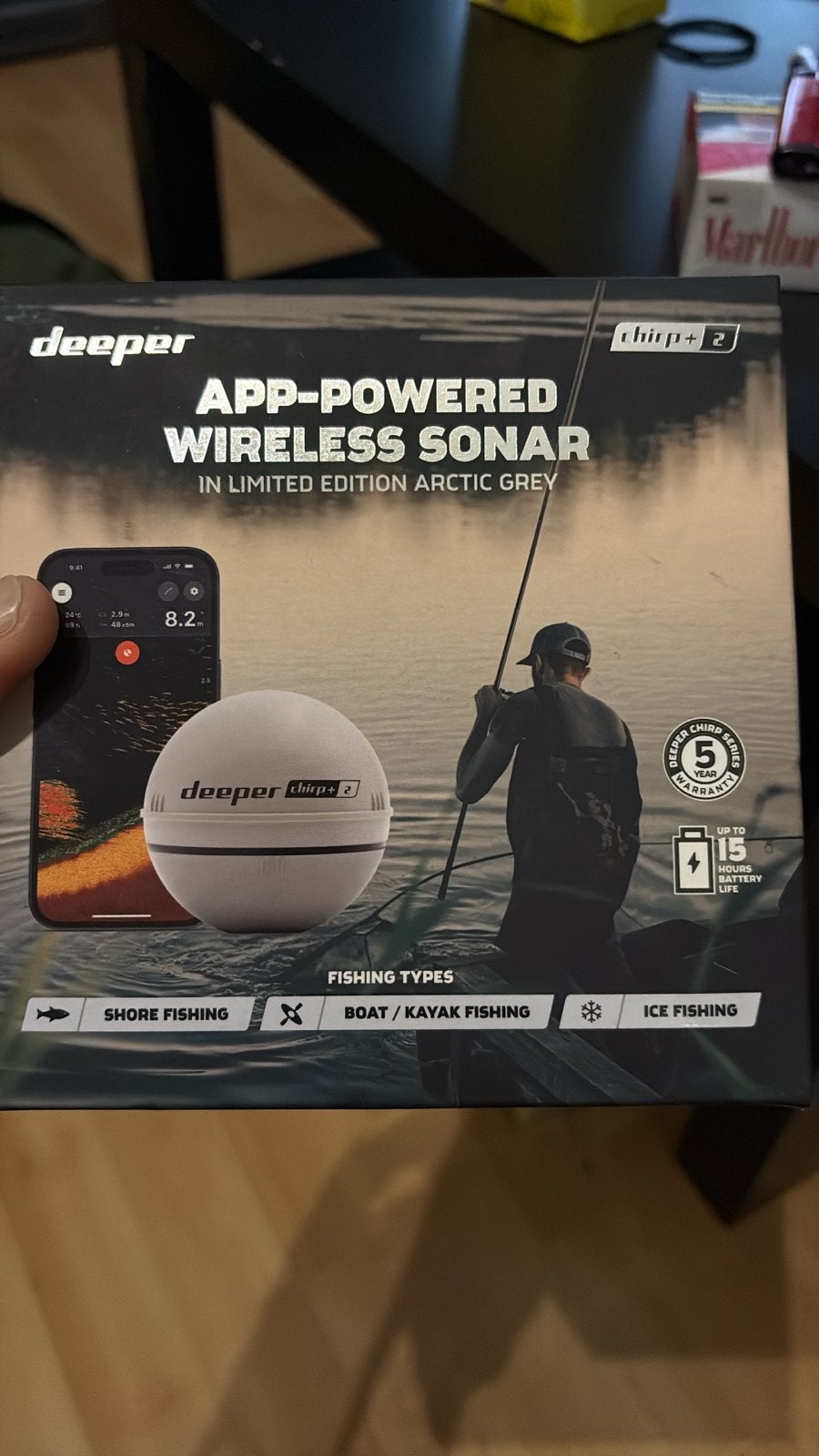 Deeper Chirp+ 2 Draadloze Sonar - Limited Edition Arctic Gre, Ophalen of Verzenden, Zo goed als nieuw, Overige typen