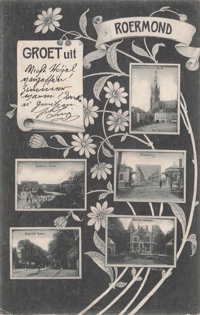 702-350-047 Roermond, Verzamelen, Ansichtkaarten | Nederland, Verzenden, Voor 1920, Limburg