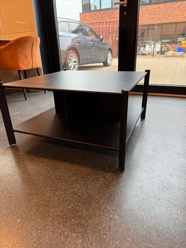 IKEA JATTESTA Salontafel Zwart 80x80, Ophalen, Overige materialen, Gebruikt, Vierkant