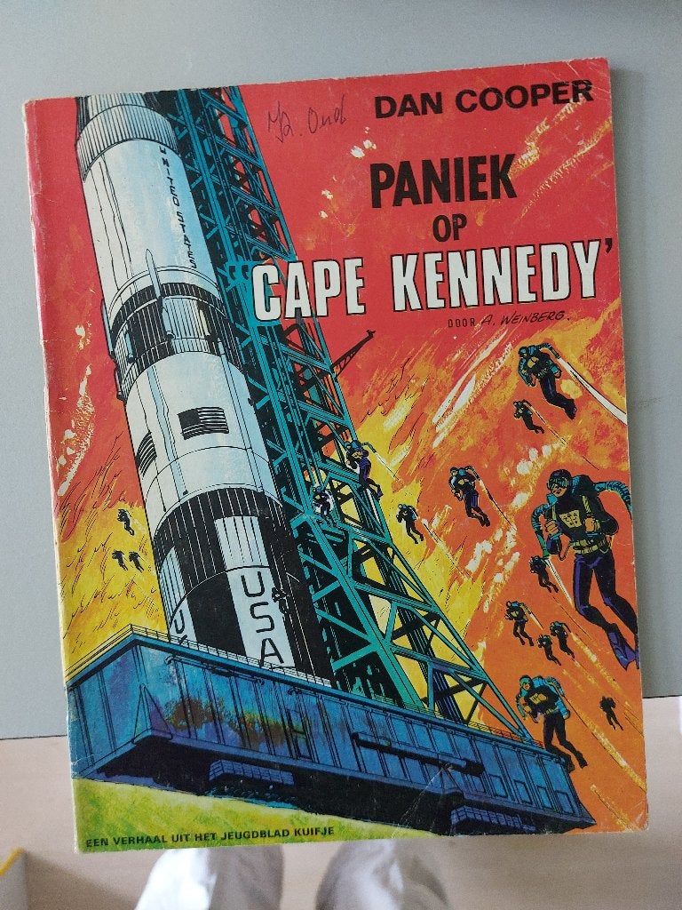 Dan Cooper, paniek op Cape Kennedy, Eén stripboek, Ophalen of Verzenden, Gelezen