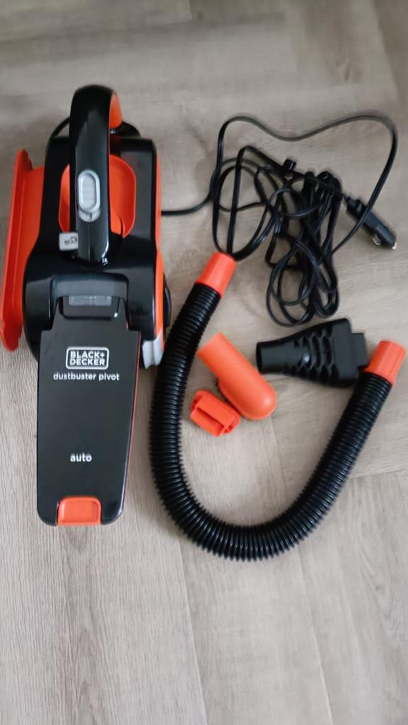 Black+Decker Dustbuster Pivot 12V Autostofzuiger, Ophalen of Verzenden, Gebruikt