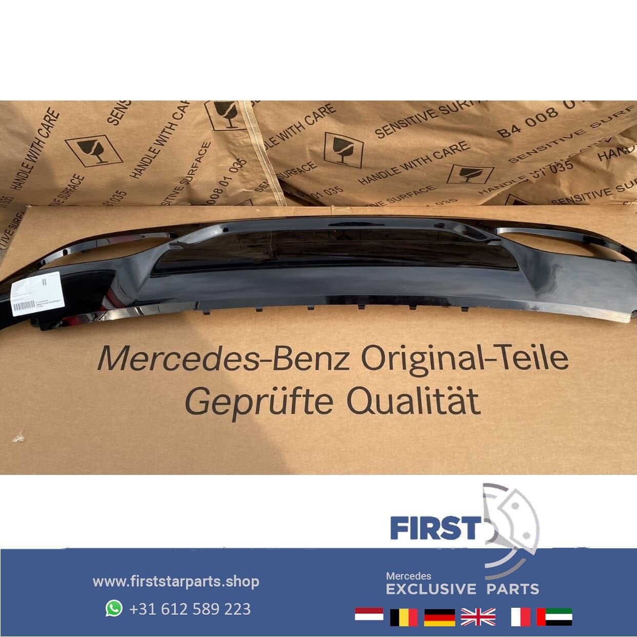 A1768855600 W176 FACELIFT AMG Diffuser ORIGINEEL Mercedes A, Gebruikt, -, Ophalen of Verzenden, -