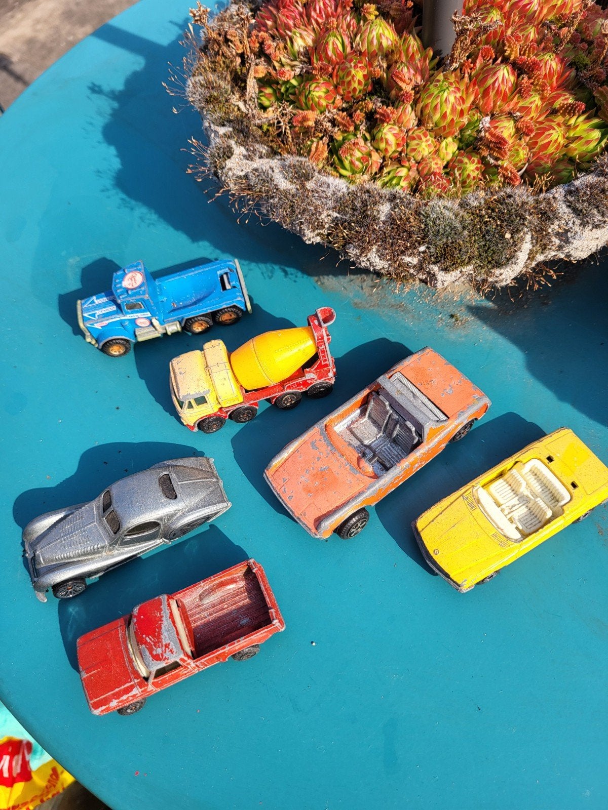 Vintage Speelgoedauto's - Matchbox, Polistil, Hot Wheels, Ophalen of Verzenden, Gebruikt