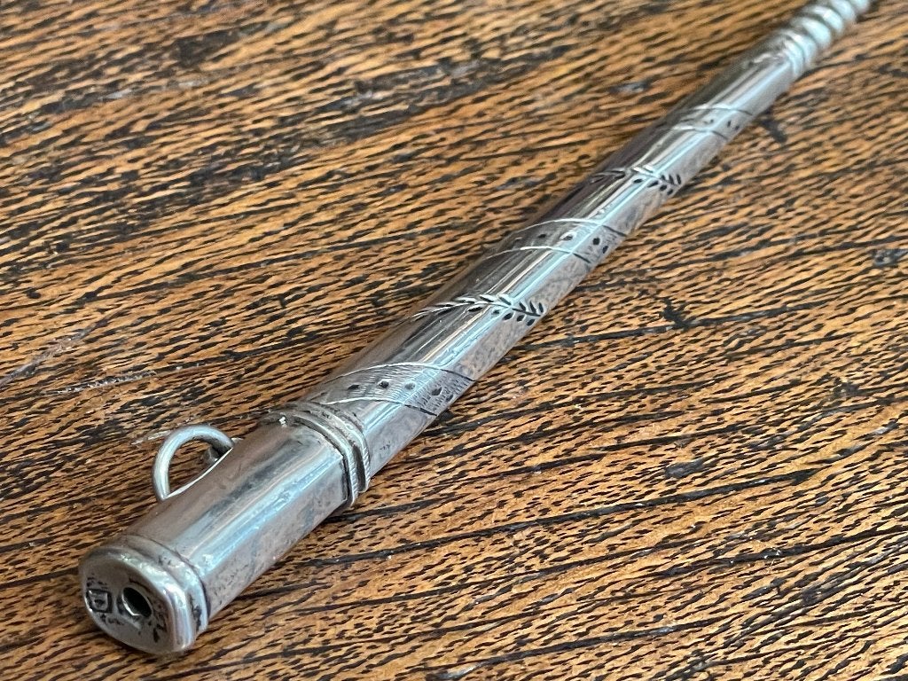 18de eeuw breischede voor chatelaine Schoonhoven naaigerei, Ophalen of Verzenden, Zilver