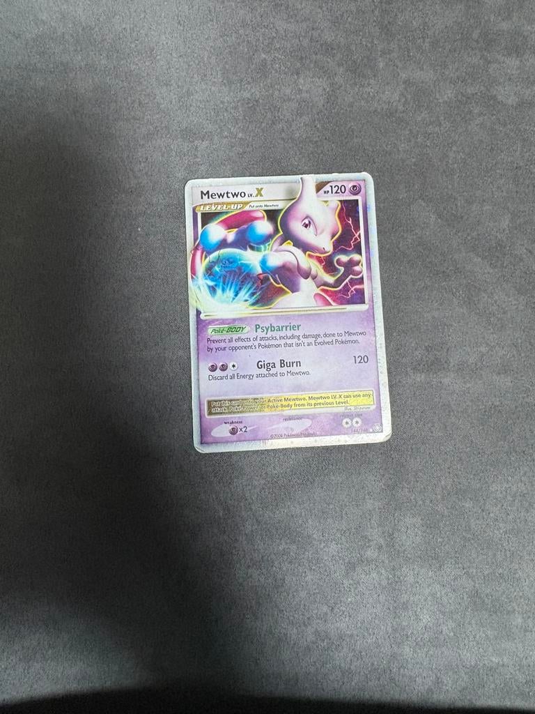 Mewtwo kaart pokemon, Ophalen of Verzenden, Gebruikt