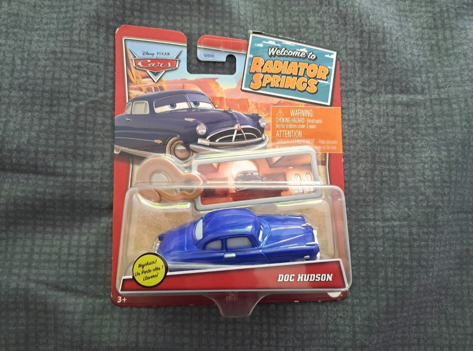 Disney Pixar Cars Doc Hudson with keychain, Ophalen of Verzenden, Nieuw