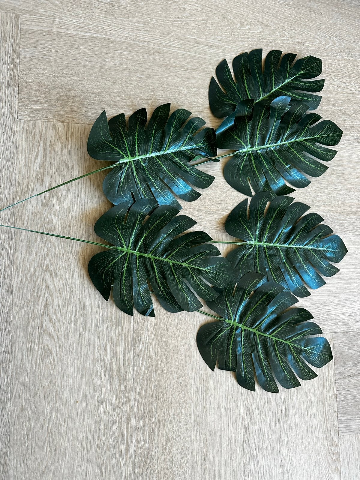 Kunst Monstera en Palmbladeren - Decoratieve Bladeren, Huis en Inrichting, Woonaccessoires | Kunstplanten en Kunstbloemen, Binnen