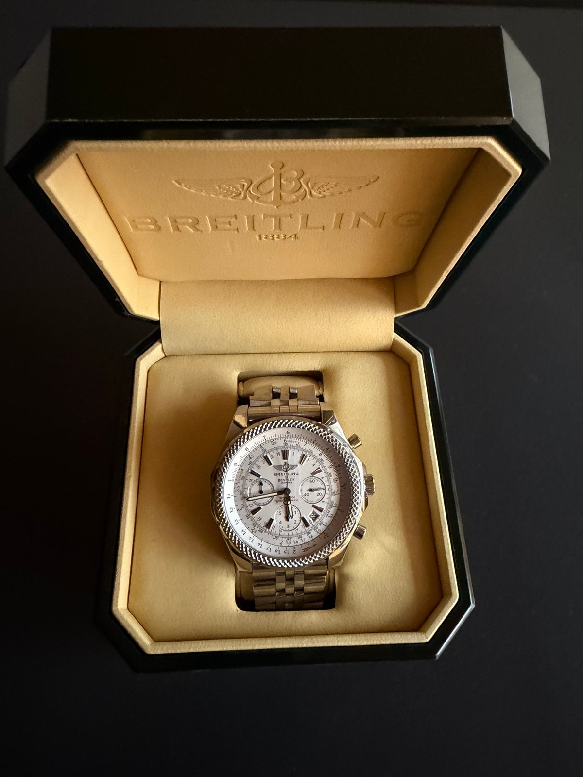 Breitling Bentley A25362, Ophalen, Zo goed als nieuw, Staal, Breitling
