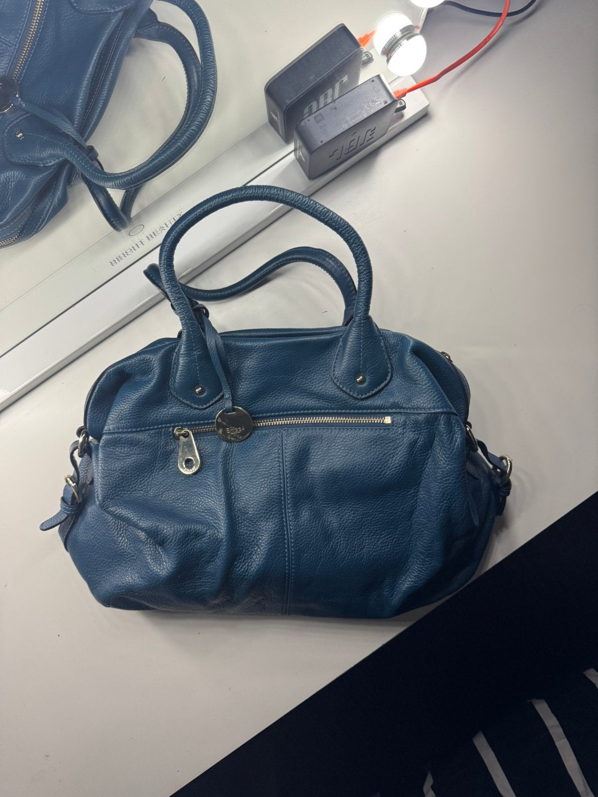 SMAAK Amsterdam vintage tas, Overige merken, Blauw, Ophalen of Verzenden, Zo goed als nieuw