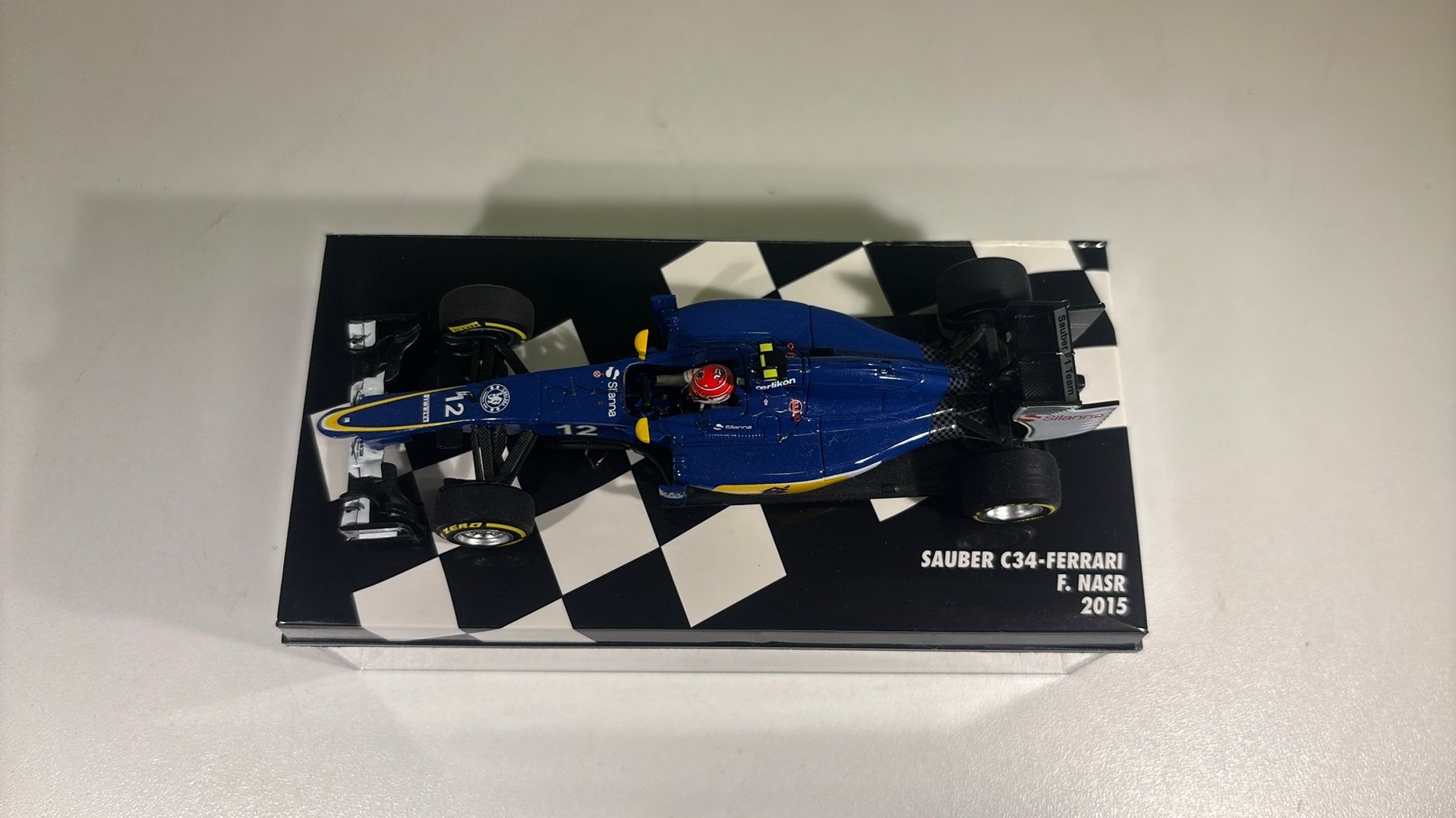 F1 sauber c34 ferrari f.nasr 2015 minichamps 1.43, Auto, Ophalen of Verzenden, MiniChamps, A