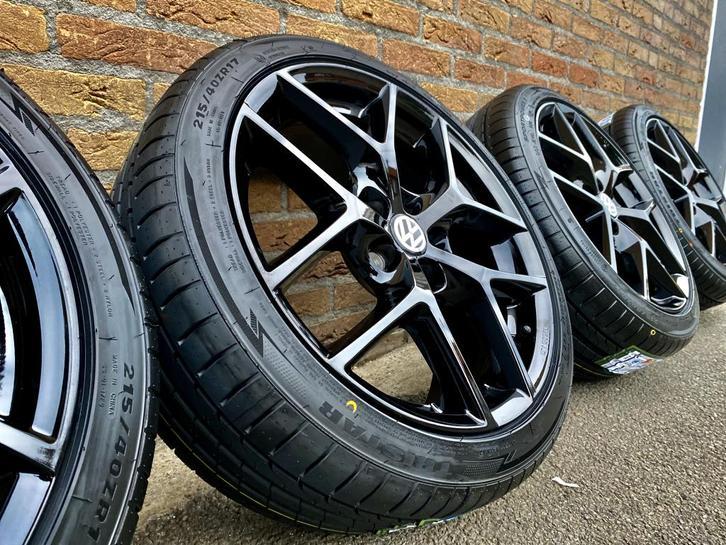 Volkswagen Polo Audi A1 Seat Ibiza velgen 17 inch met banden, Niet ingevuld, 18 inch, Banden en Velgen, Niet ingevuld