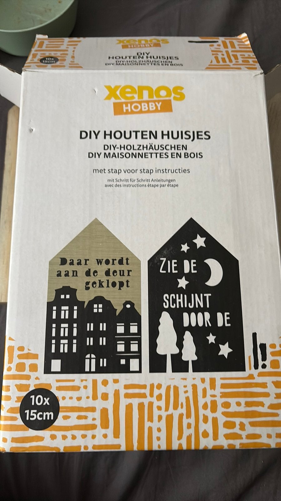 NIEUW! DIY houten huisjes Sint, Ophalen of Verzenden, Nieuw