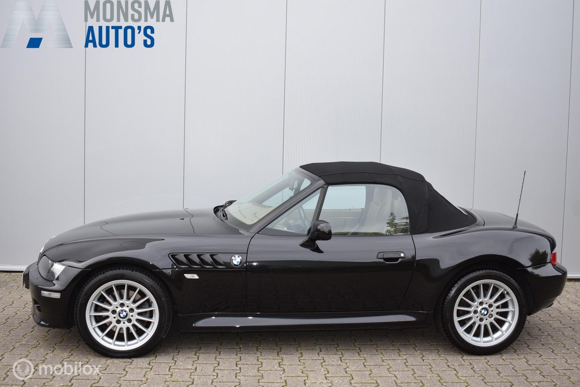 BMW Z3 Roadster 3.0i H6 Sport Line Saphirschwarz NL-auto 3e, Achterwielaandrijving, Gebruikt, Beige, Cabriolet