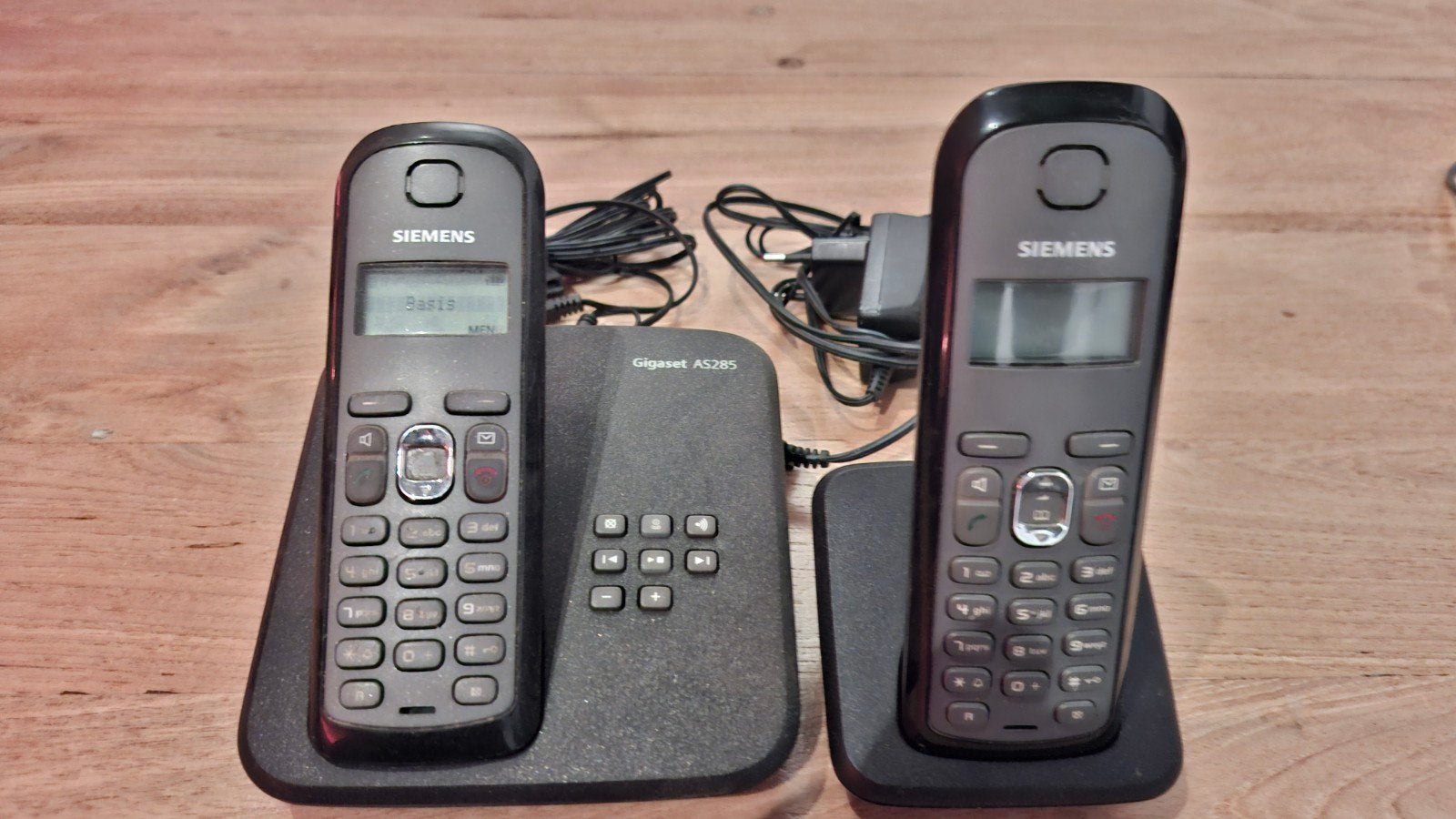 Siemens Gigaset AS285 draadloze telefoons (2 stuks), Ophalen of Verzenden, Gebruikt, 2 handsets