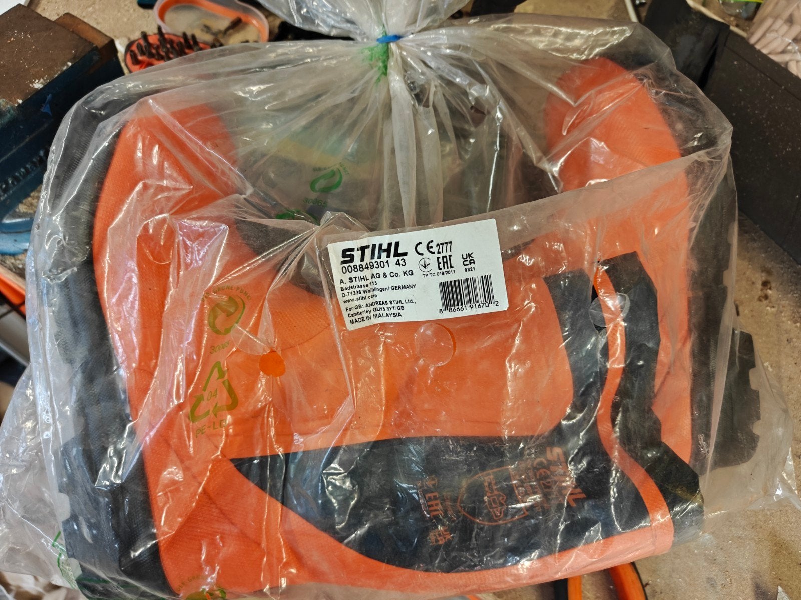 Nieuwe stihl function  veiligheidslaarzen maat 43