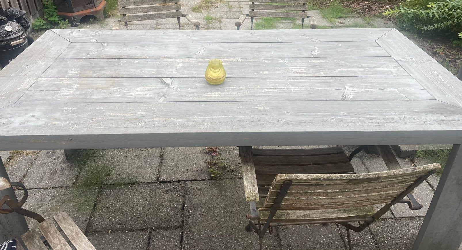 Gratis Tuintafel, Tuin en Terras, Ophalen, Gebruikt, Rechthoekig, Hout
