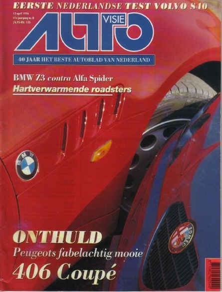 Autovisie 8 1996 : BMW Z3 - Alfa Romeo Spider - Volvo S40, Boeken, Ophalen of Verzenden, Gelezen, Algemeen