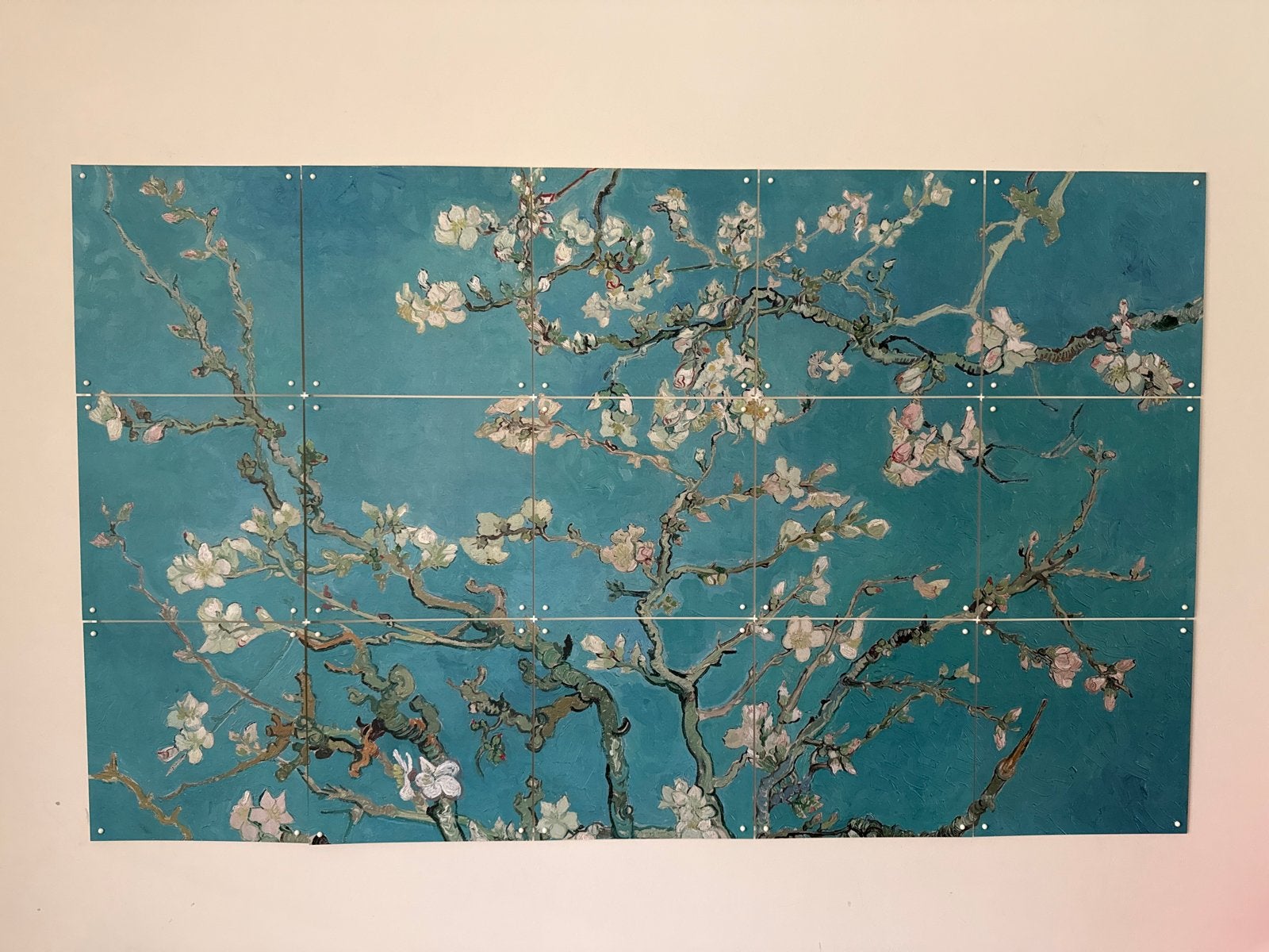 IXXI Amandelbloesem Wanddecoratie - Van Gogh Stijl, 60 cm, Ophalen of Verzenden, Zo goed als nieuw, Kunststof