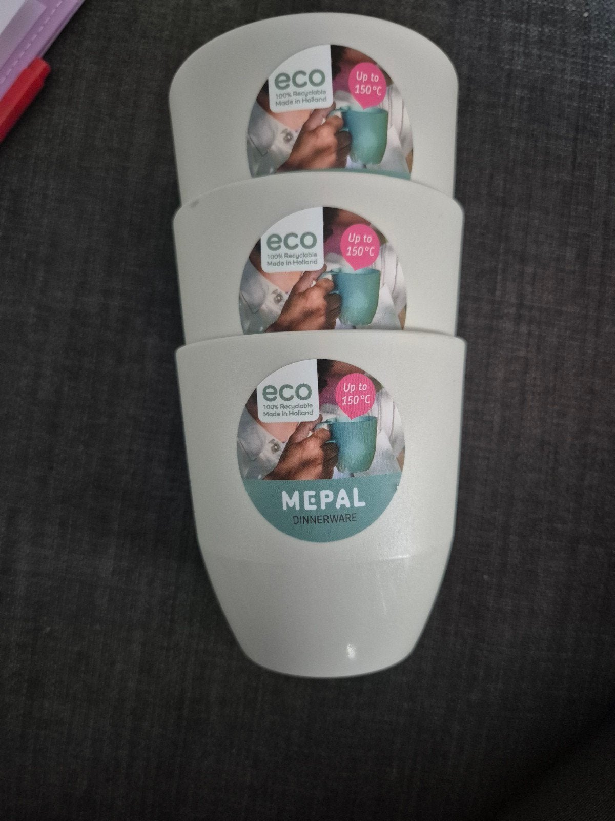 3 Nieuwe Mepal Eco Silueta Bekers - Metaal, Overige typen, Ophalen, Nieuw, Overige merken