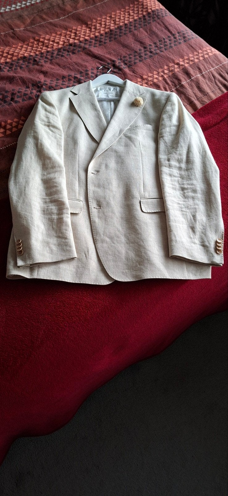 Mooi Carl Gross Trouwpak - Zo goed als nieuw, Carl Gross, Beige, Maat 56/58 (XL), Ophalen of Verzenden